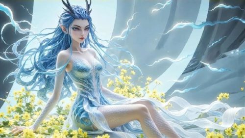 哪吒2国漫女神敖闰，图集手机壁纸下载 - 雨点资源网
