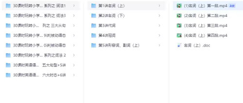 图片[2] - 学而思【30课时玩转小学英语语法】视频课【2.9GB】 - 雨点资源网