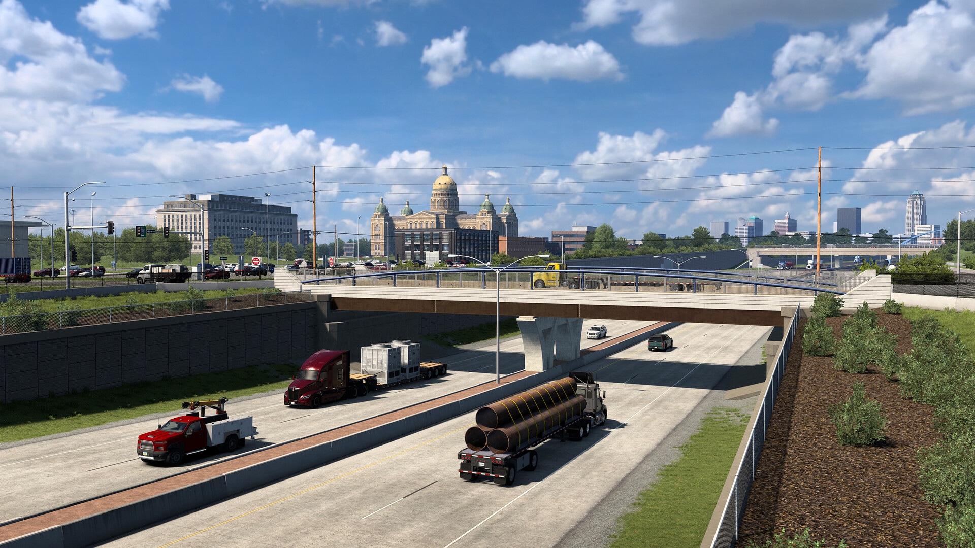 【PC游戏】美国卡车模拟 v1.55.2.1s 全DLC（American Truck Simulator）免安装中文版（22.4GB） - 雨点资源网