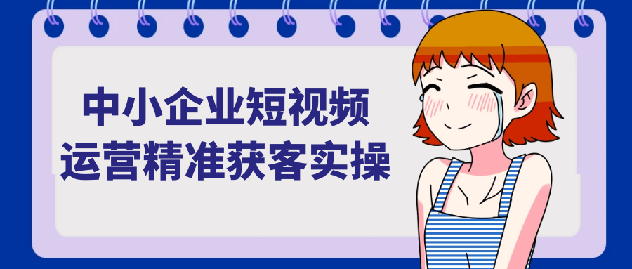 中小企业短视频运营精准获客实操 - 雨点资源网