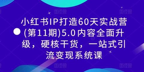 小红书运营教程:IP打造60天实战营7G