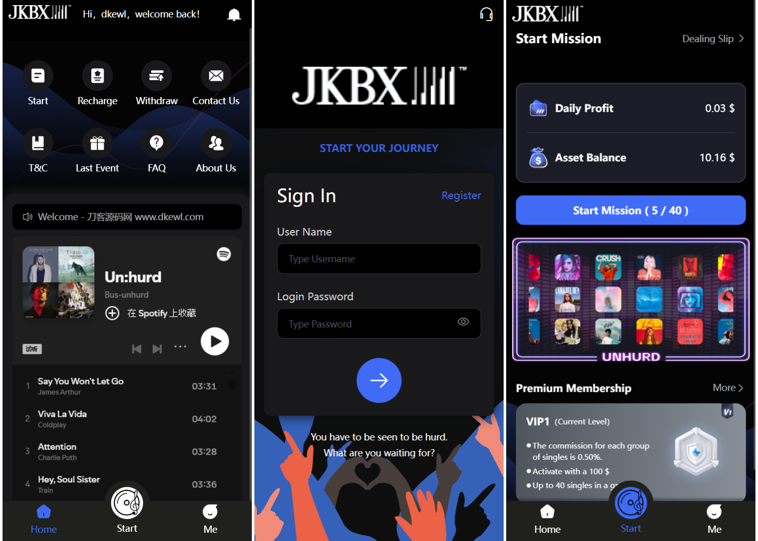 JKBX海外音乐抢单系统源码 Thinkphp框架 附教程 - 雨点资源网