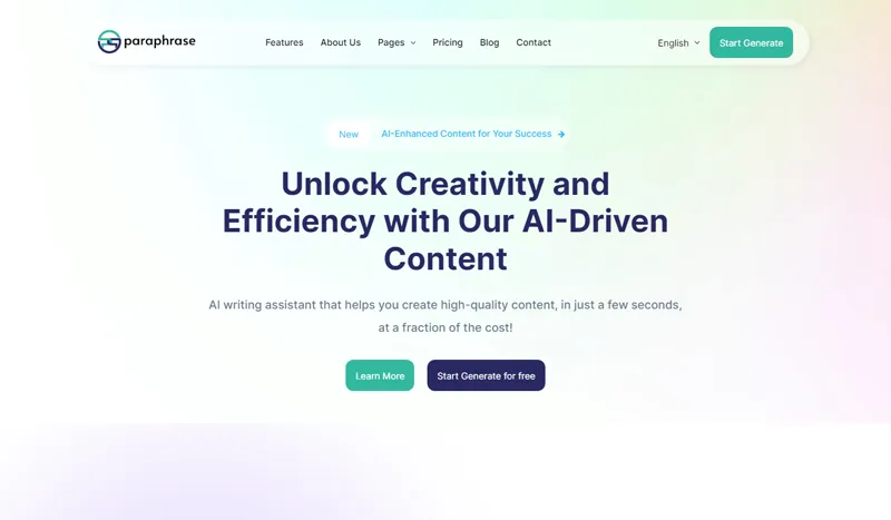 Bootstrap响应式AI写作助手官网源码 - 雨点资源网