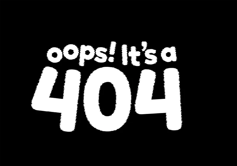 文字抖动动画特效404错误页面HTML源码 - 雨点资源网