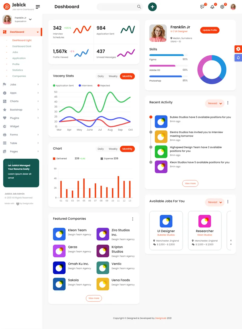 Bootstrap大气OA系统后台管理模板 - 雨点资源网
