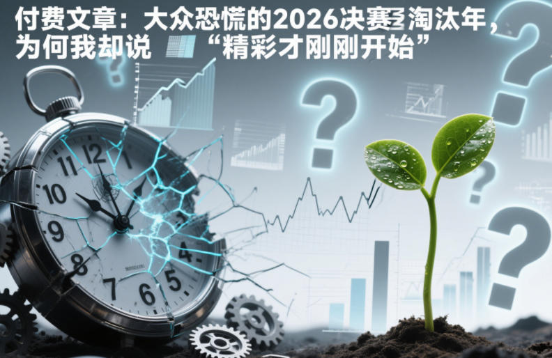 付费文章:大众恐慌的2026决赛淘汰年,为何我却说“精彩才刚刚开始”? - 雨点资源网