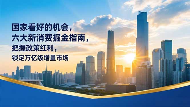 某付费文章:国家看好的机会,六大新消费掘金指南,把握政策红利,锁定万亿级增量市场 - 雨点资源网